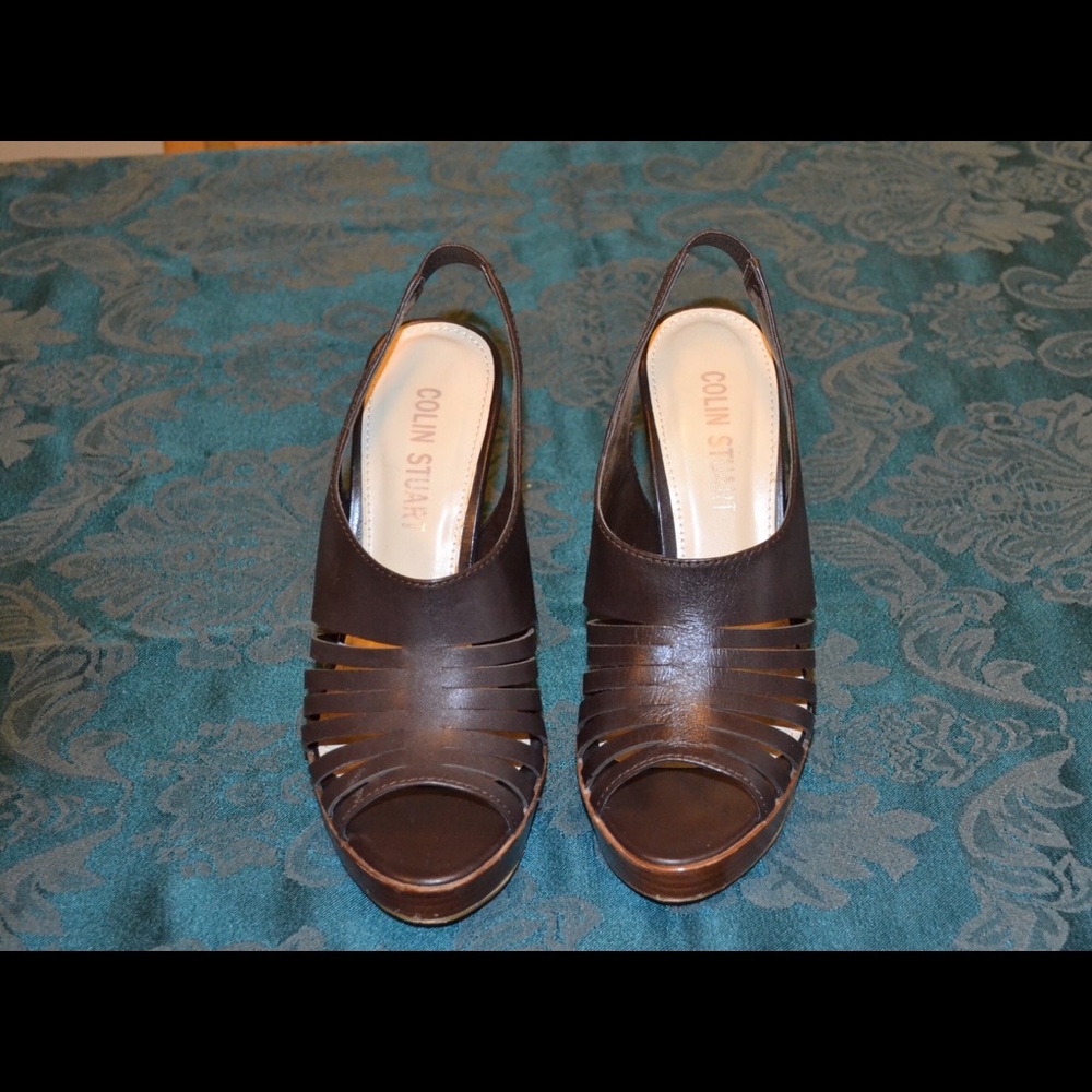Brown Sling back